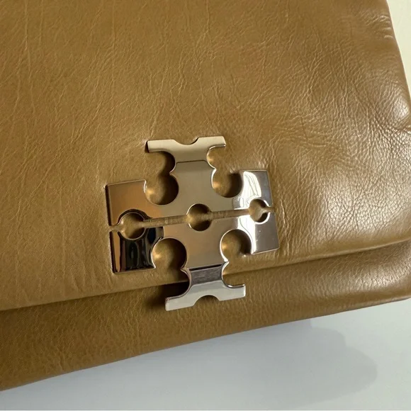 Tory Burch Charlie Shoulder Bag - Wren Brown - Picture 9 of 16